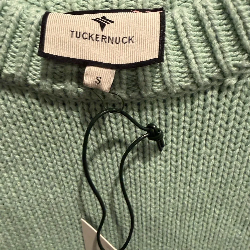 Tuckernuck Mint Green Knit Sweater Size Small - Picture 11 of 12